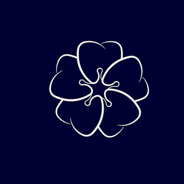 Dental flower logo