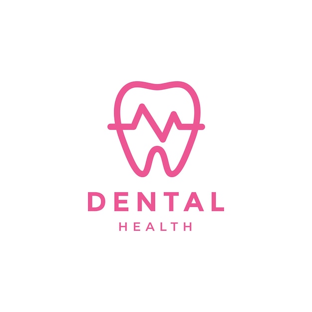 Logo di salute dentale cura dentale dentale