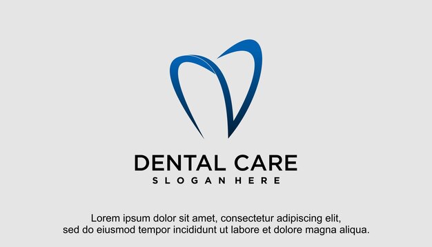 dental health logo design template