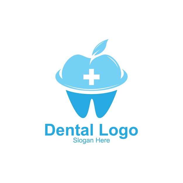 Dental Health Logo Vector Keeping And Caring For Teeth Design For Screen Printing CompanyStickersBackground