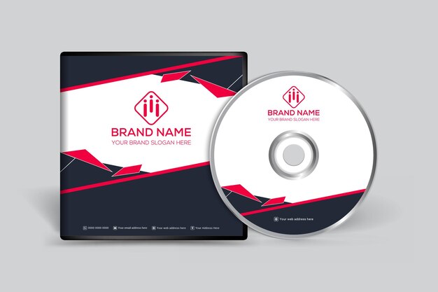 Dental healthcare CD cover template design