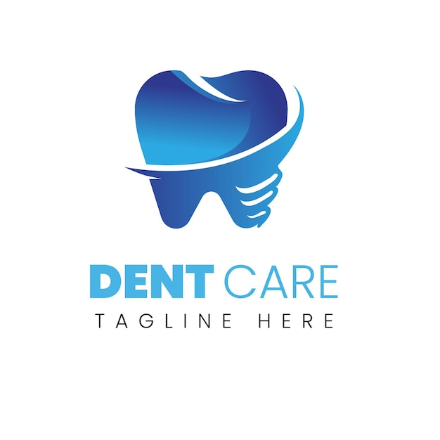 Modello di logo dell'ospedale dentale