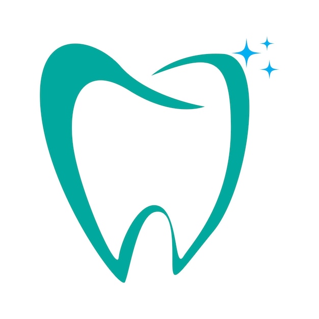 Vector dental icon logo design