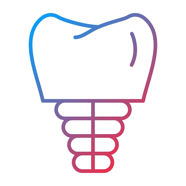 Dental Implant icon vector image Can be used for Dental Care