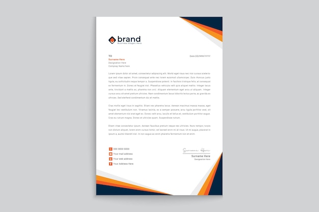 Dental letterhead design