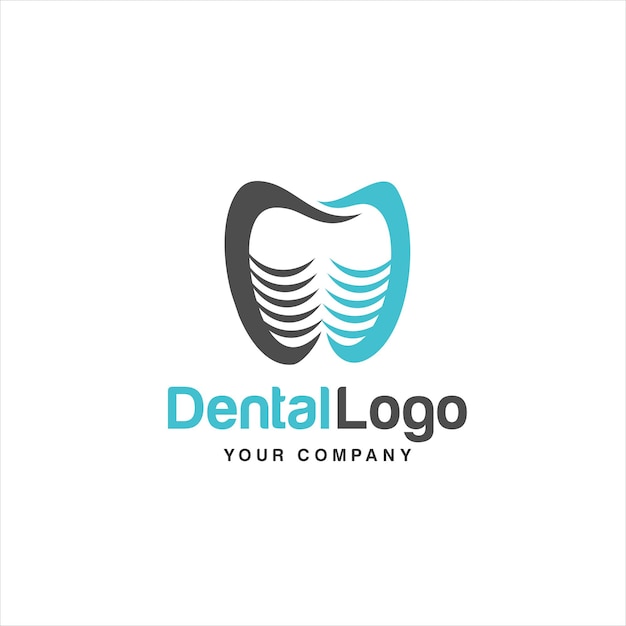 Logo del dentista design logo del dentista creativo logo vettoriale dell'azienda della clinica dentale creativa