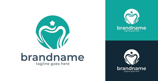 Dental logo design, dentist minimalist logo design