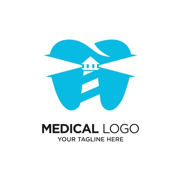 Dental Logo Design Template Inspiration, Vector Illustration.