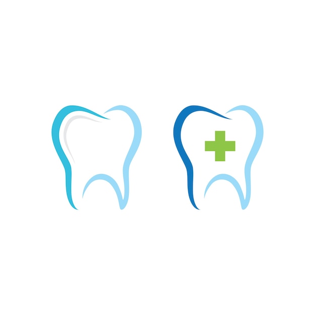 Dental logo design vector illustration