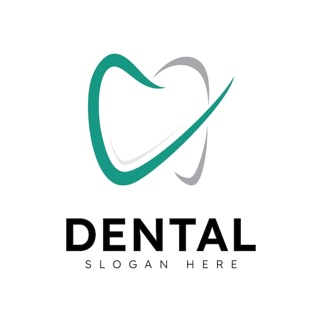 Illustrazione vettoriale del design del logo dentale