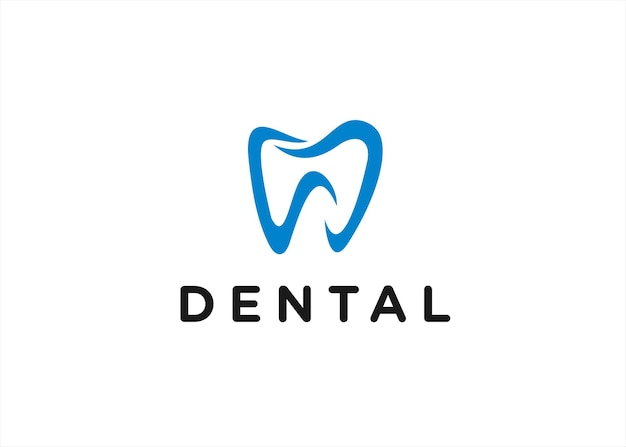 Dental logo design vector illustration