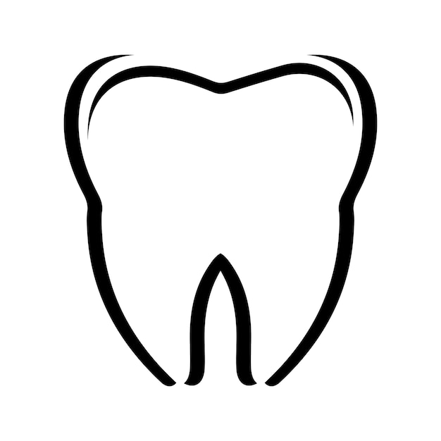 Vector dental logo design vector templatecreative dentist logo dental clinic vector logo