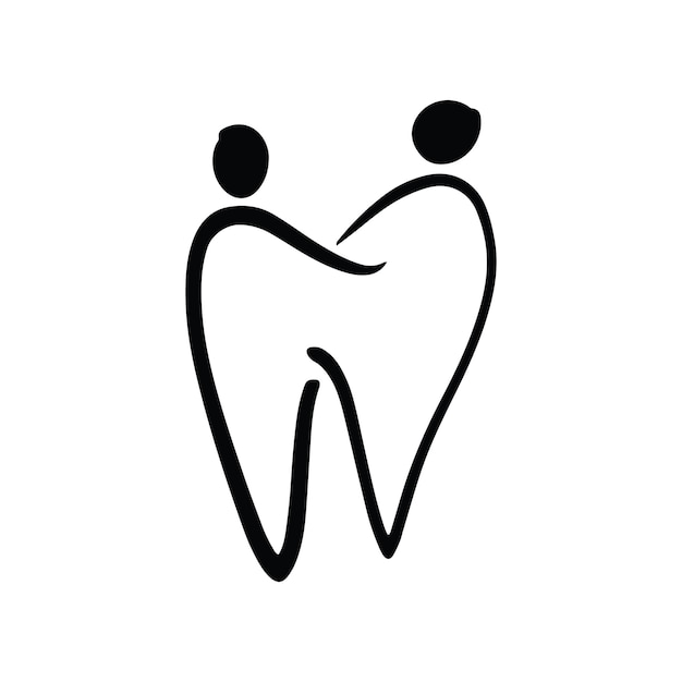 Logo dentale design template vettoriale logo dentista creativo logo vettoriale della clinica dentale