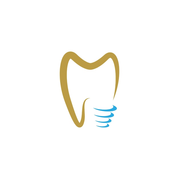 Dental logo icon template vector illustration