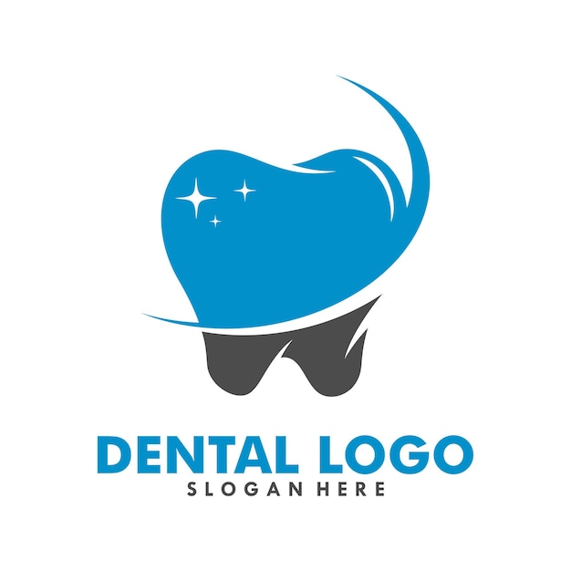 Logo dentale modello illustrazione vettoriale icona design