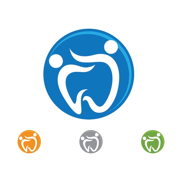 치과 로고 템플릿 벡터 일러스트 레이 션