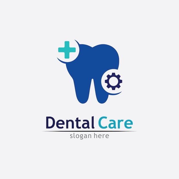 Logo dentale modello illustrazione vettoriale