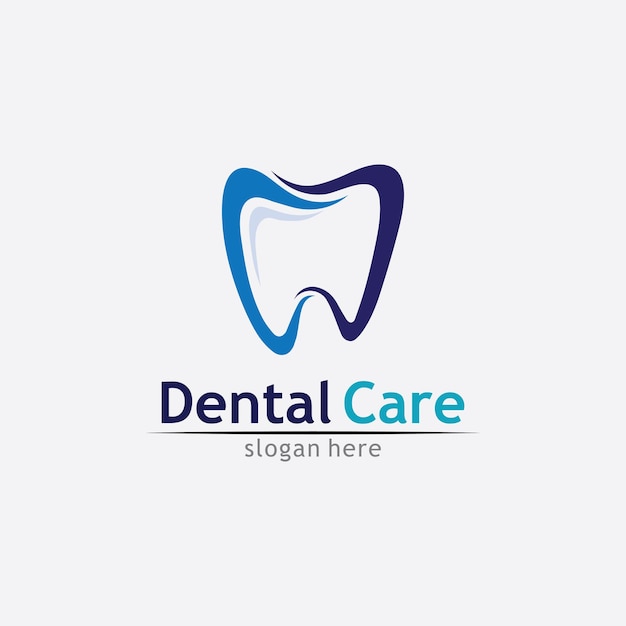 Logo dentale modello illustrazione vettoriale