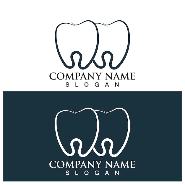 Dental logo Template vector illustration