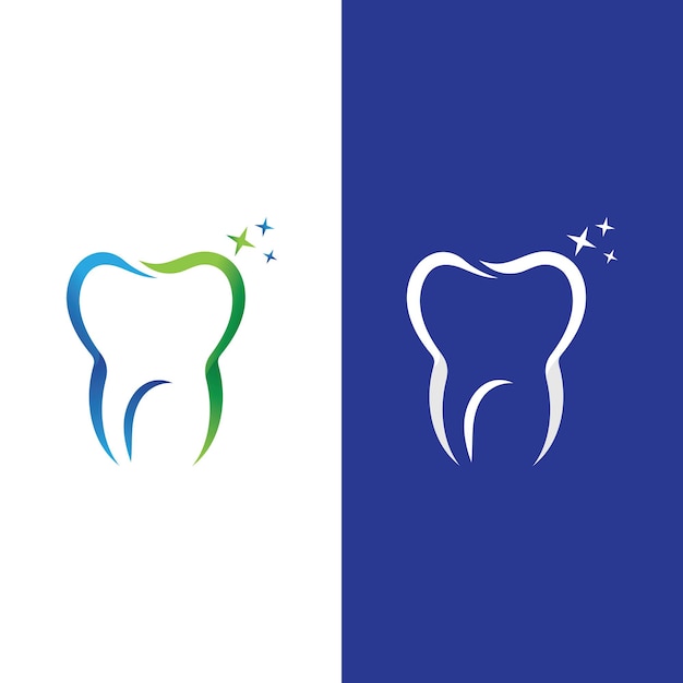 Dental logo template vector illustration