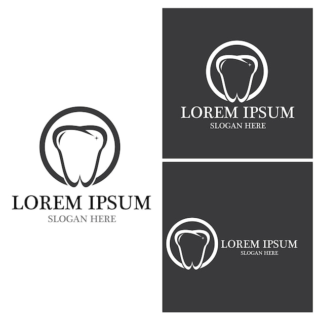 Dental logo Template vector illustration