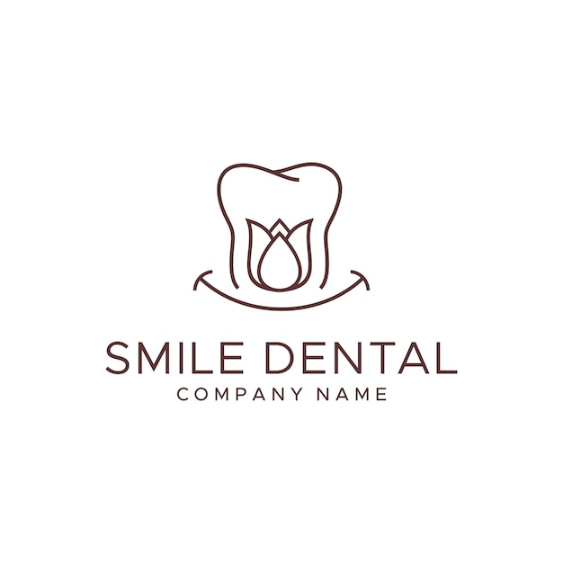 Modello di logo dentale