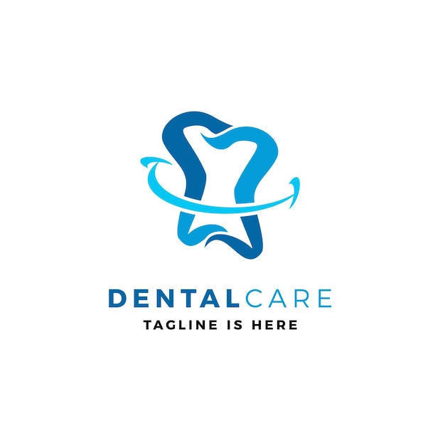 Dental logo vector icon illustration