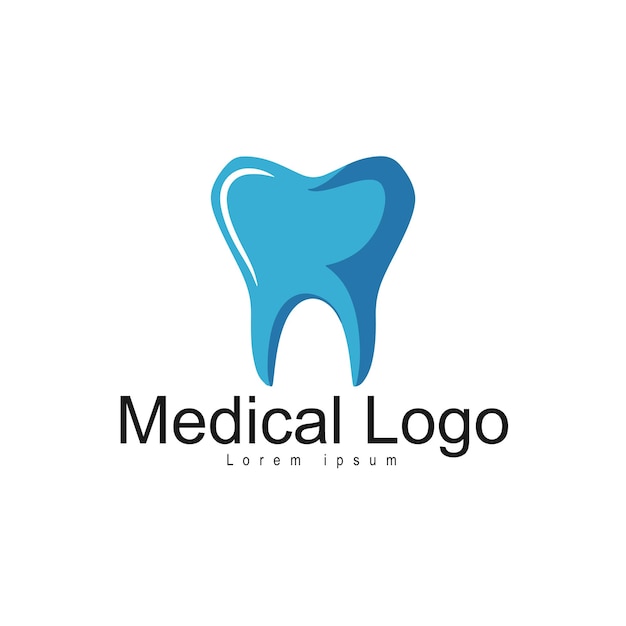 Vector dental logo vector illustration