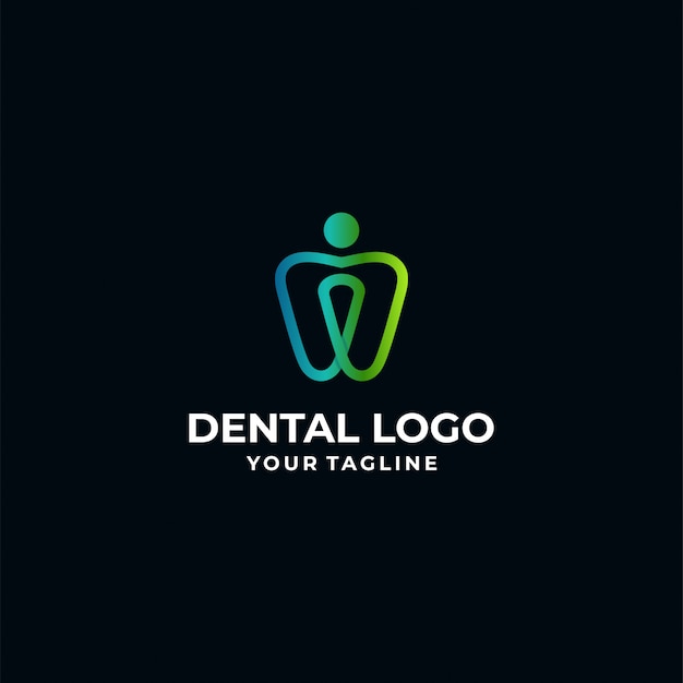 Modello di logotipo dentale