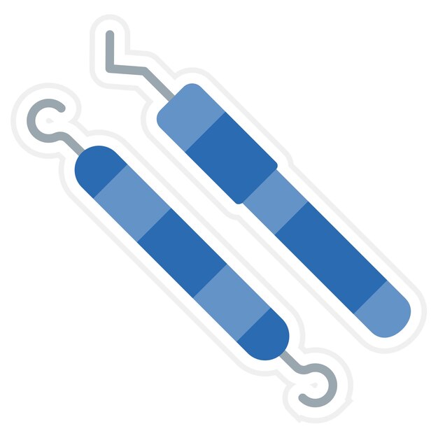 Vettore iconica della sonda dentale