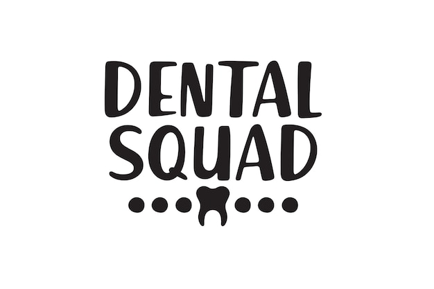 Vector dental squad