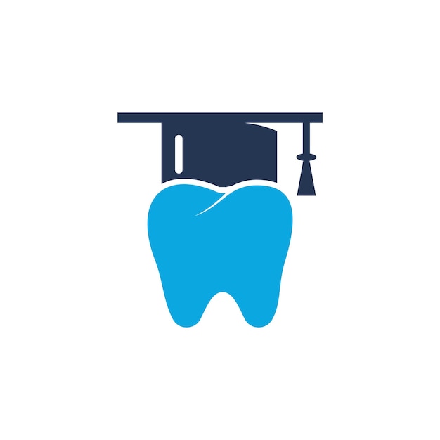 Dental study vector logo design