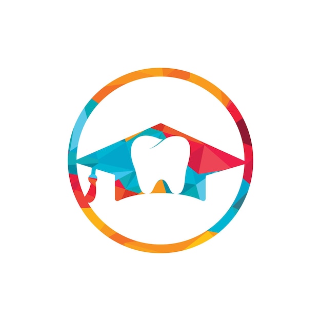 Dental study vector logo design
