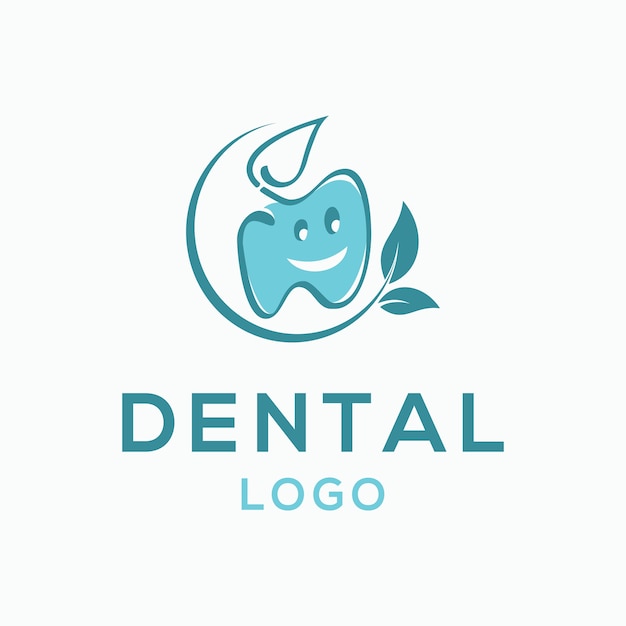 Modello logo simbolo dentale