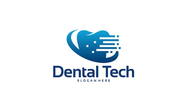 dental technology logo designs concept vector, dental logo designs template
