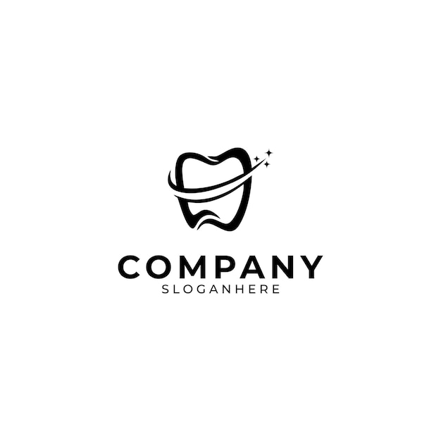 Vector dental tooth logo