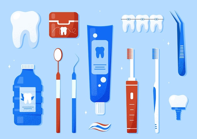 Dentist accessories set