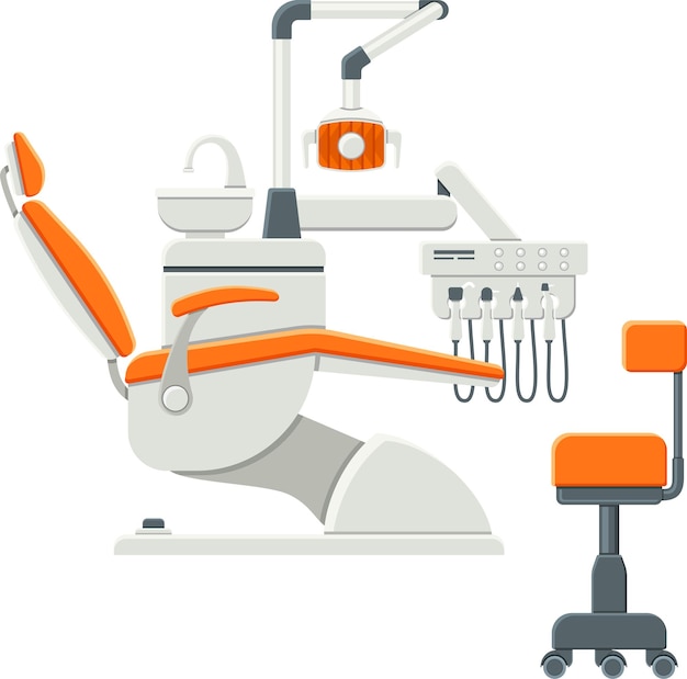 Vector dentist chair