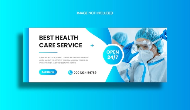 Dentist and dental care facebook cover template