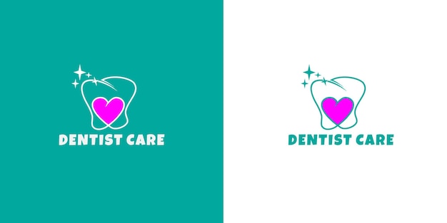 Dentist Dental Dentistry Logo Vector, Dental clinic vector sign mark icon.