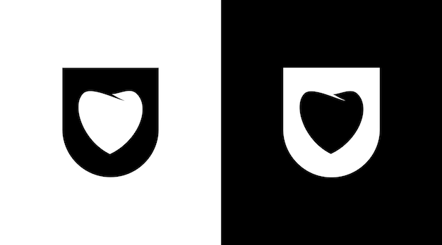 Dentist logo monogram tooth black and white icon illustration style Designs templates