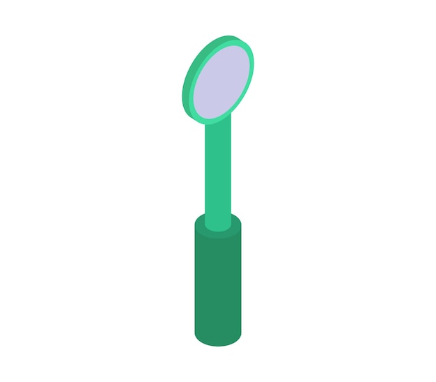 Dentist tool isometric