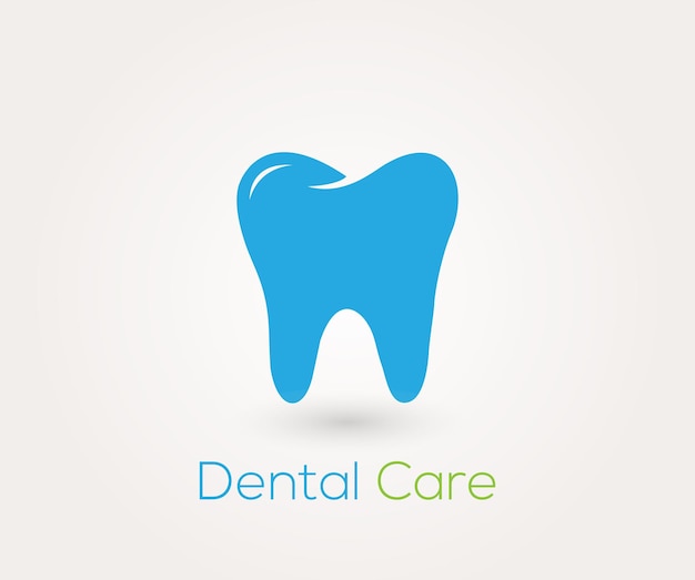 Dentista dente logo simbolo logo design modello vettoriale