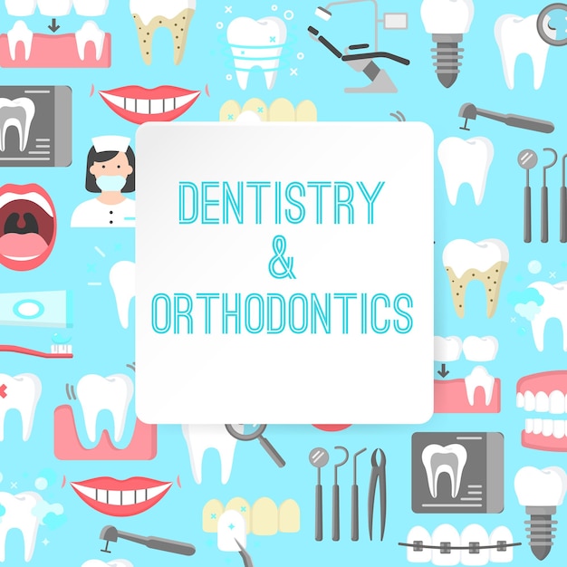 Плакат по стоматологии и ортодонтии