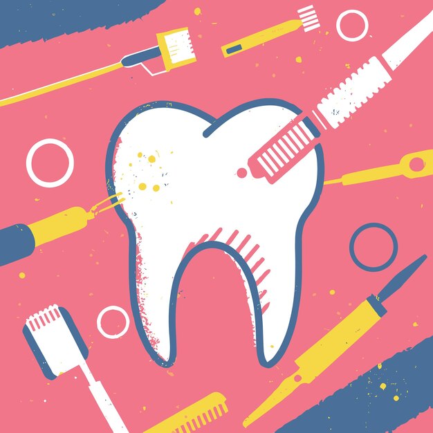 Dentists day minimal vector arts