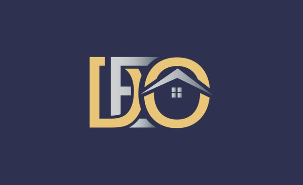 DEO house building logo design