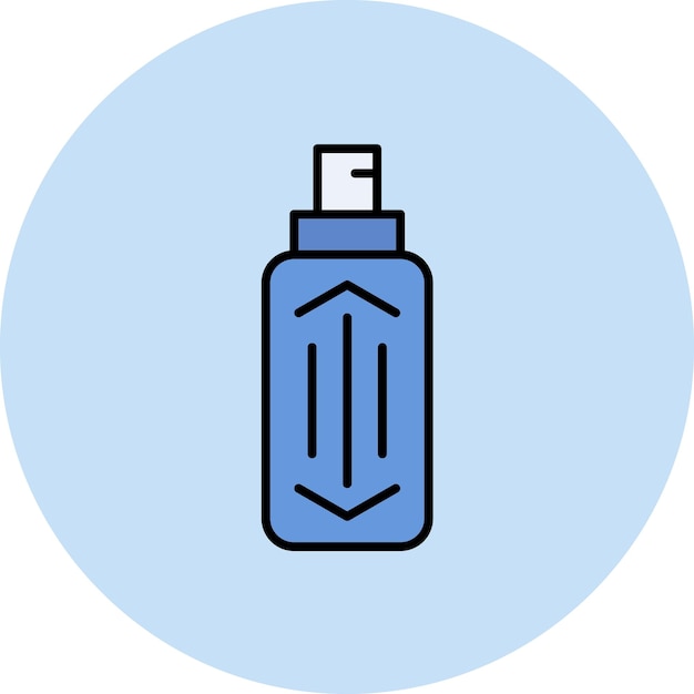 Deodorant Flat Illustration