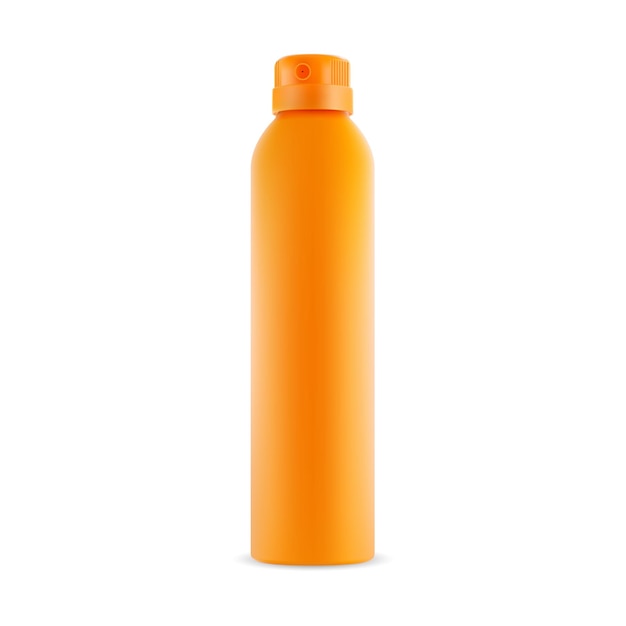 Deodorant spray lege vector container mockup Aerosol kan luchtverfrisser sjabloon