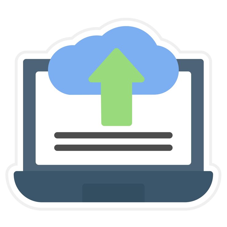 Vector deployment line illustration