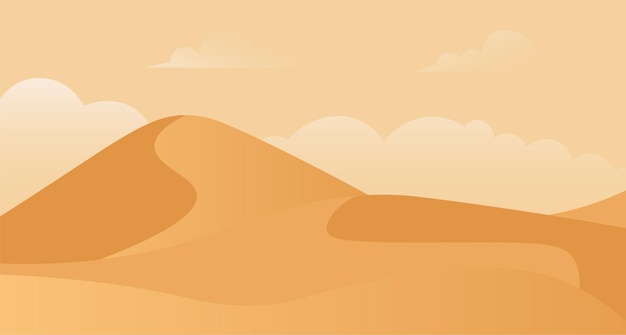 Vector desert background